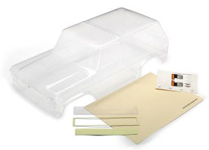 Discontinued - Body Ford Bronco (clear requires painting)/ decals/ window masks/ tailgate panel insert/ adhesive foam tape (2)
