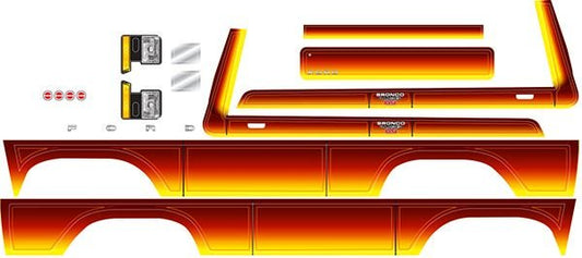 Decal sheet Bronco sunset (fits #8010 body)