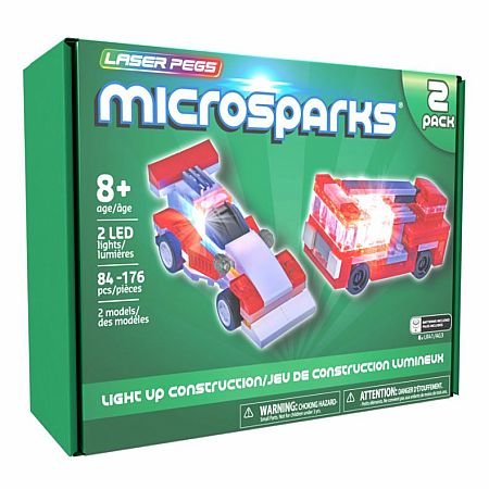 MicroSparks Vehicle 2-Pack - Laser Pegs
