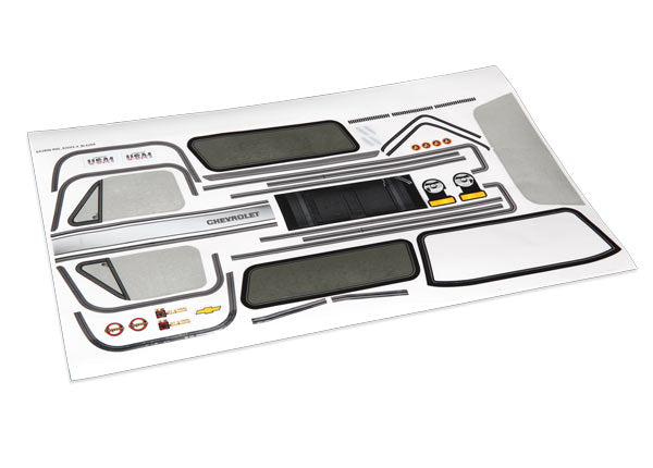 Decal sheet Chevrolet Blazer (1979)