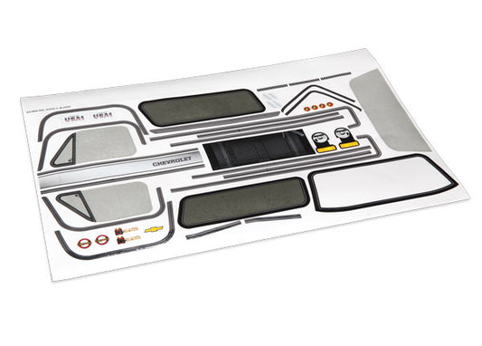 Decal sheet Chevrolet Blazer (1979)
