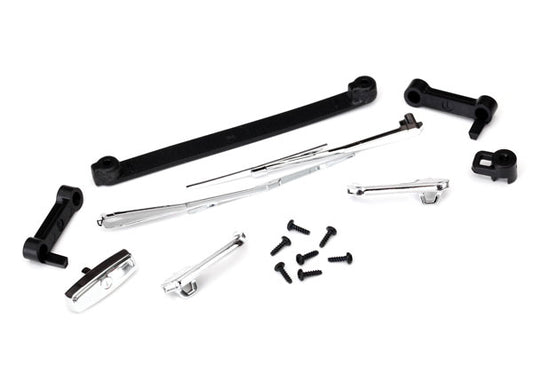 Door handles left right & rear tailgate/ windshield wipers left & right/ retainers (2)/ 1.6x5 BCS (self-tapping) (7) (fits #8130 body)