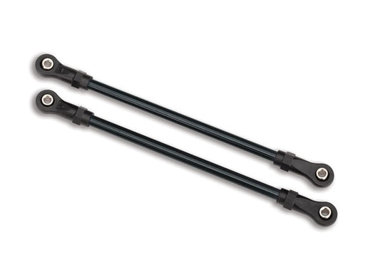 Suspension links rear upper (2) (5x115mm steel) (assembled with hollow balls) (for use with #8140 TRX-4 Long Arm Lift Kit)