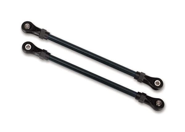 Suspension links front lower (2) (5x104mm steel) (assembled with hollow balls) (for use with #8140 TRX-4 Long Arm Lift Kit)