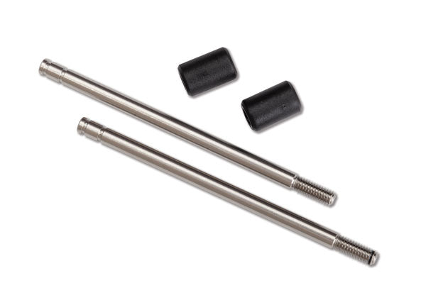 Shock shaft 3x57mm (GTS) (2) (includes bump stops) (for use with TRX-4 Long Arm Lift Kit)