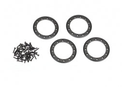 Beadlock rings black (2.2") (aluminum) (4)/ 2x10 CS (48)