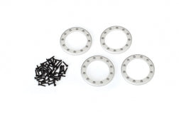 Beadlock rings satin (1.9") (aluminum) (4)/ 2x10 CS (48)