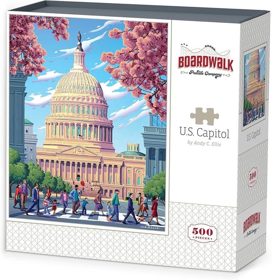 US CAPITOL - 500 Piece Puzzle Traditional