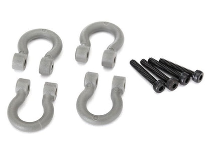 Bumper D-Rings grey (front or rear)/ 2x12 CS (4)
