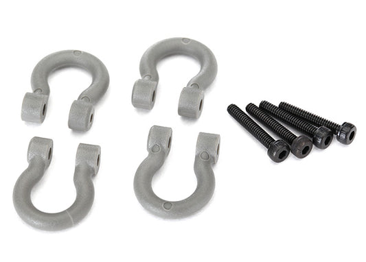 Bumper D-Rings grey (front or rear)/ 2x12 CS (4)