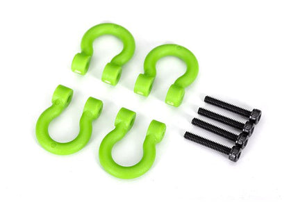 BUMPER D-RING GREEN FRONT/REAR