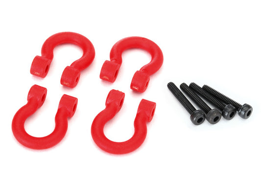 Bumper D-rings red (front or rear)/ 2.0x12 CS (4)