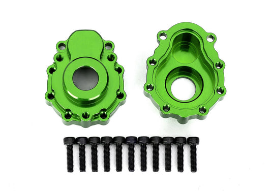Portal housings outer 6061-T6 aluminum (green-anodized) (2)/ 2.5x10 CS (12)