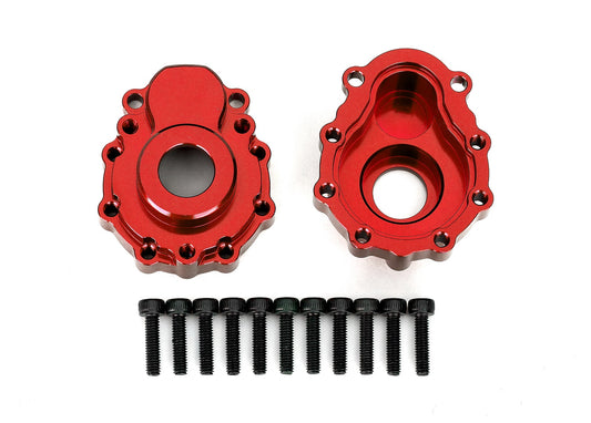 Portal housings outer 6061-T6 aluminum (red-anodized) (2)/ 2.5x10 CS (12)