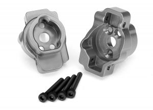 Discontinued - Portal drive axle mount rear 6061-T6 aluminum (charcoal gray-anodized) (left and right)/ 2.5x16 CS (4)