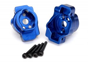 Discontinued - Portal drive axle mount rear 6061-T6 aluminum (blue-anodized) (left and right)/ 2.5x16 CS (4)