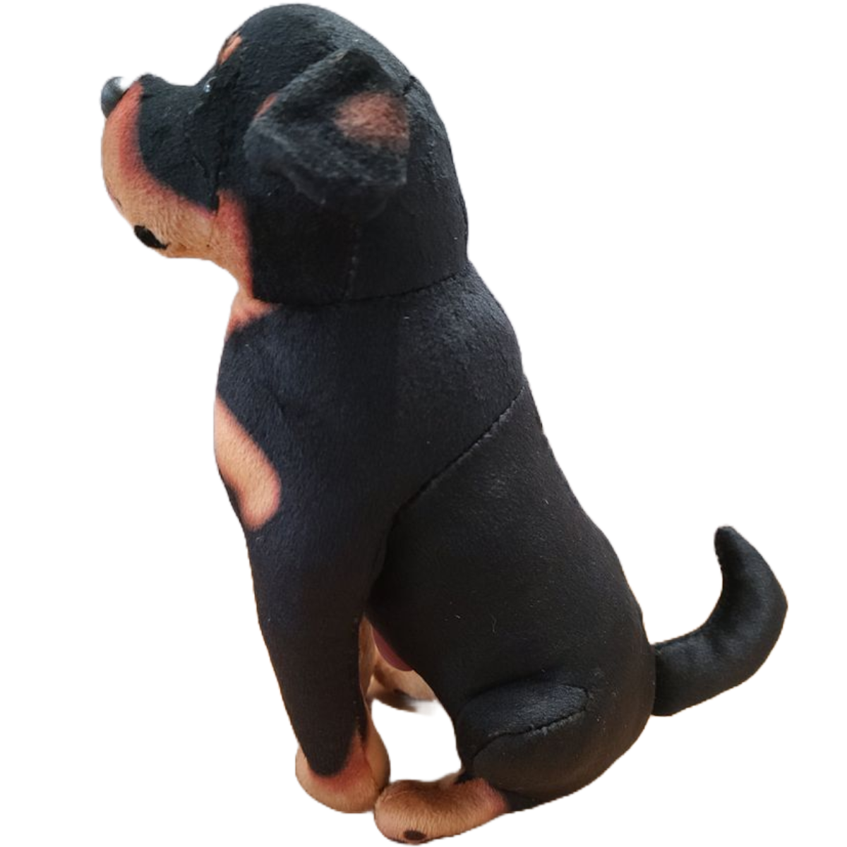 Canned Rottweiler w/Barking Sound - Rescue Dog Plush Animal: Pop Top Lid