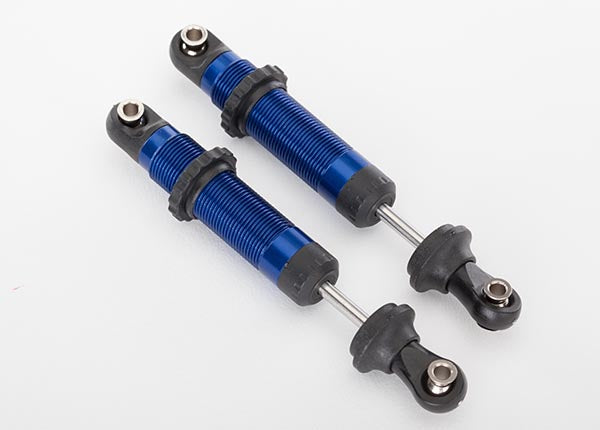 Shocks GTS aluminum (blue-anodized) (assembled with spring retainers) (2)