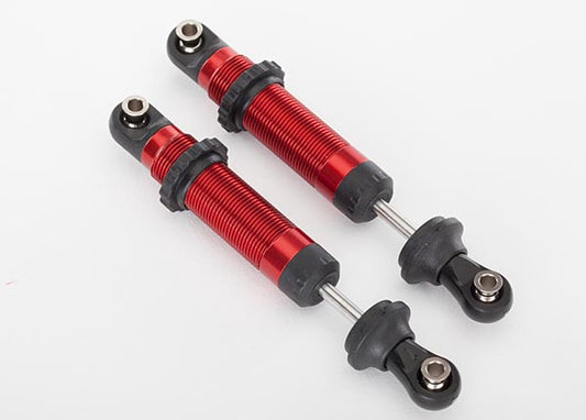 Shocks GTS aluminum (red-anodized) (assembled with spring retainers) (2)