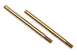 Shock shaft 3x47mm (GTS) (titanium nitride-coated) (2)