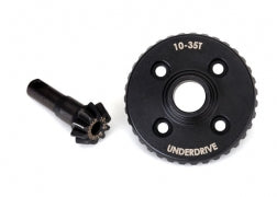 Ring gear differential/ pinion gear differential (underdrive machined)