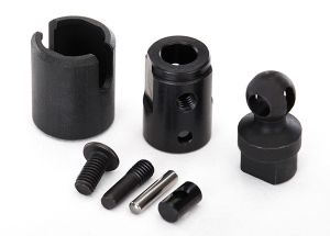 Output drive transmission or differential (pin retainer (1)/ drive cup (1)/ drive ball (1)/ drive pin (1)/ 3x11 screw pin (1)/ cross pin (black) (1) 3x6 BCS with threadlock (1))