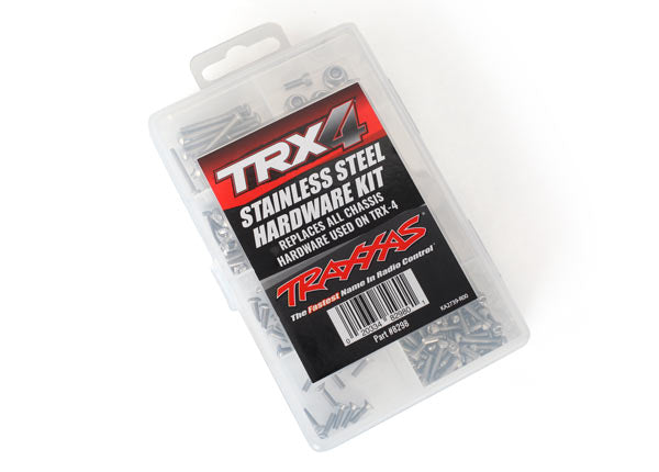 Hardware kit stainless steel TRX-4 (contains all stainless steel hardware used on TRX-4)