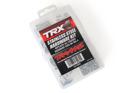 Hardware kit stainless steel TRX-4 (contains all stainless steel hardware used on TRX-4)