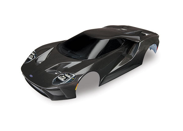 Body Ford GT  black (painted decals applied) (tail lights exhaust tips & mounting hardware (part #8314) sold separately)