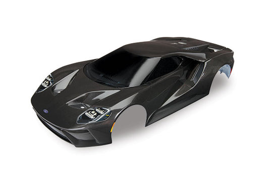 Body Ford GT  black (painted decals applied) (tail lights exhaust tips & mounting hardware (part #8314) sold separately)