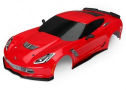 Body Chevrolet Corvette Z06 red (painted decals applied)