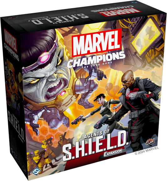 Marvel Champions The Card Game Agents of S.H.I.E.L.D. Campaign Expansion - Cooperative Strategy Game