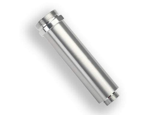 Body GTR shock 64mm silver aluminum (front no threads)