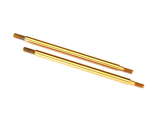 Shock shaft 74mm (GTR) (rear) (TiN-coated) (2)