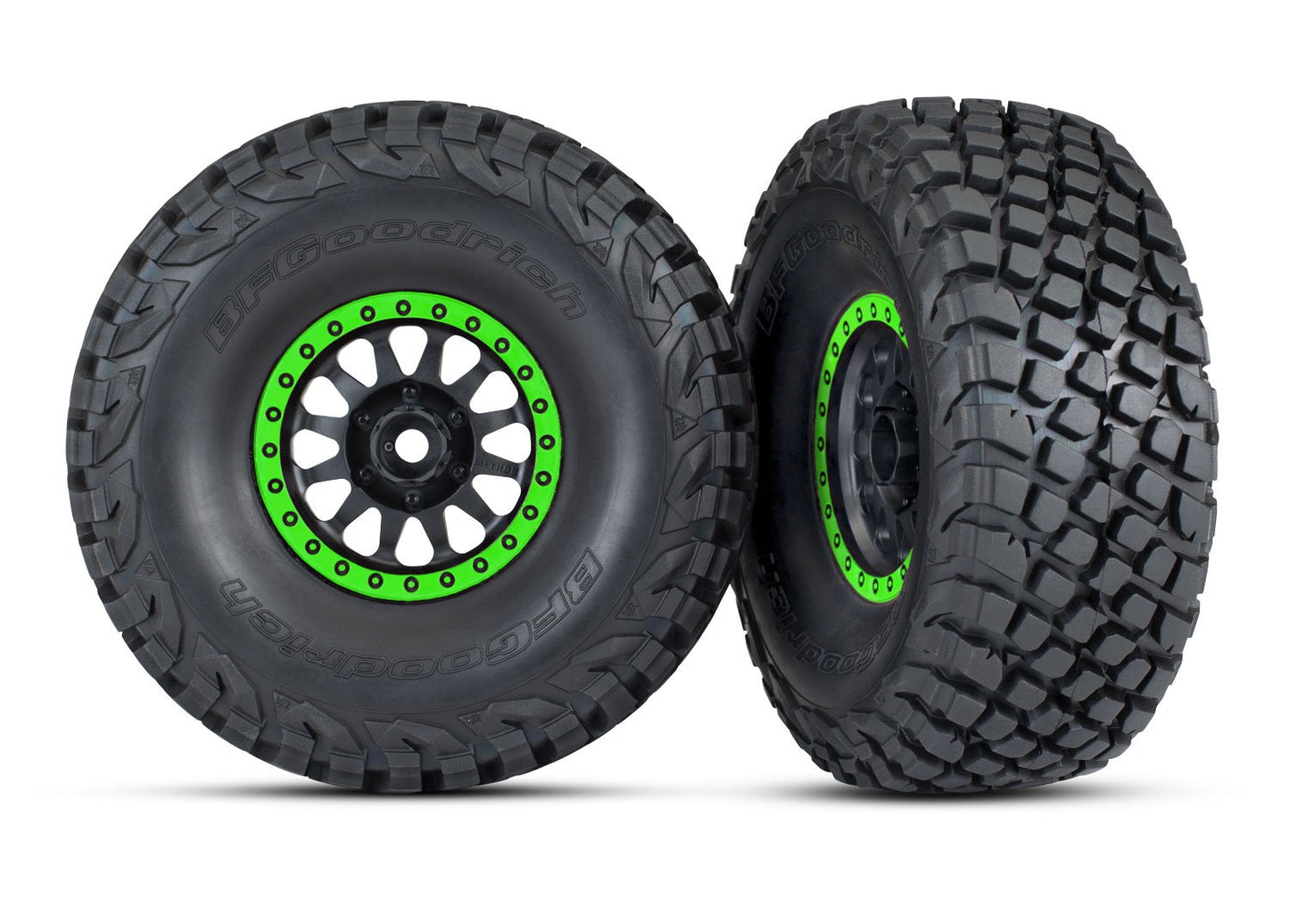 Method Black & Green Race Wheels w/ BFG Tires (2)