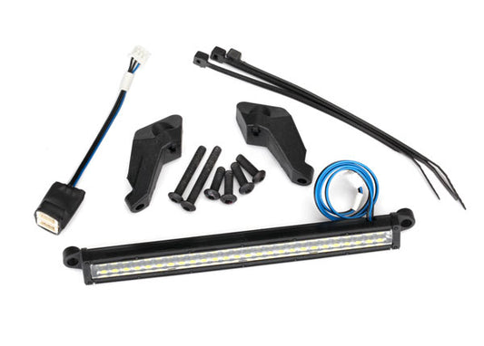 LED light bar front (high-voltage) (52 white LEDs (double row) 100mm wide)