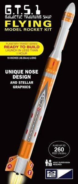MPC Galactic Training Ship Flying Model Rocket Kit
