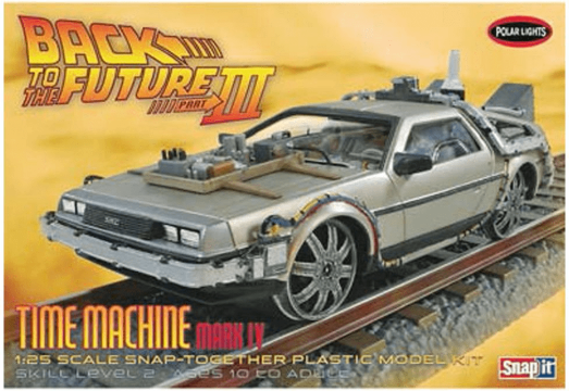 Polar Lights 1/25 Back to The Future III Final Act Time Machine Snap