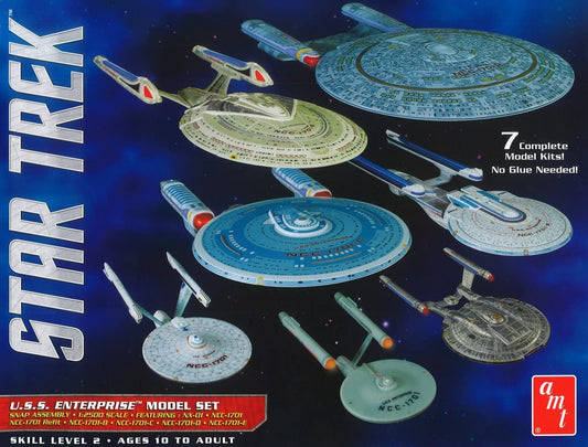 AMT954/06 1/2500 Star Trek USS Enterprise Box Set Snap