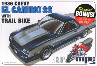 MPC 1986 Chevy El Camino SS w/ Dirt Bike 125