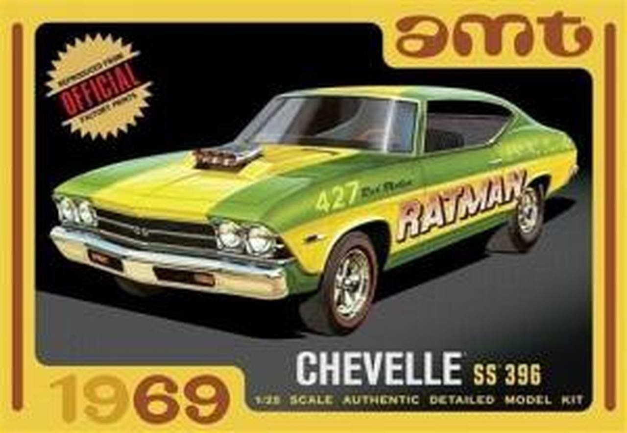 AMT Model Kits 1138 1/25 1969 Chevy Chevelle Hardtop Skill 2