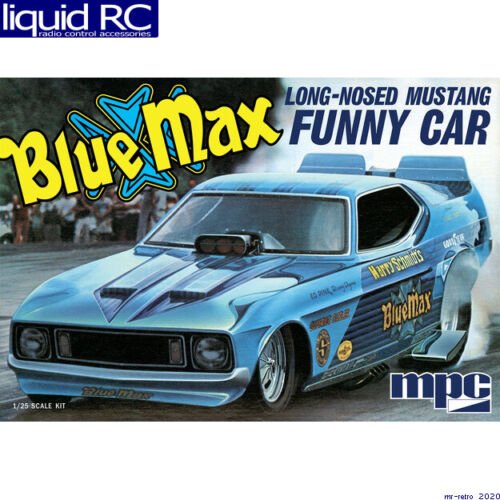 Blue Max Long Nose Mustang Funny Car, 1/25