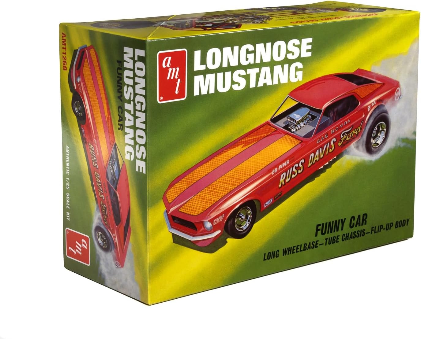 1/25 1969 ford mustang gas ronda longnose funny car