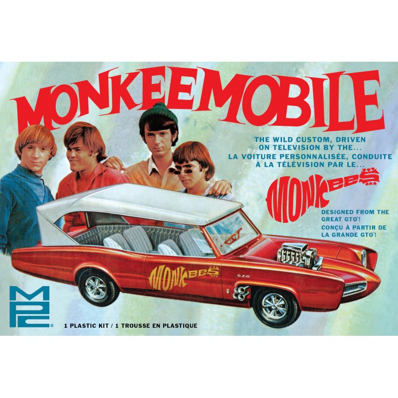 MPC MONKEEMOBILE TV CAR - 1/25 SCALE MODEL KIT MPC996M