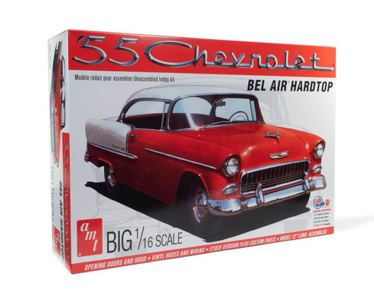 amt 55 chev bel air hard top
