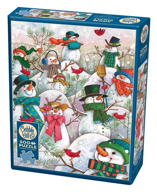 Hill of a Lot of Snowmen
