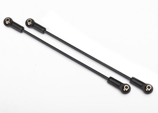 Suspension link rear (upper) (steel) (4x206mm center to center) (2) (assembled with hollow balls)