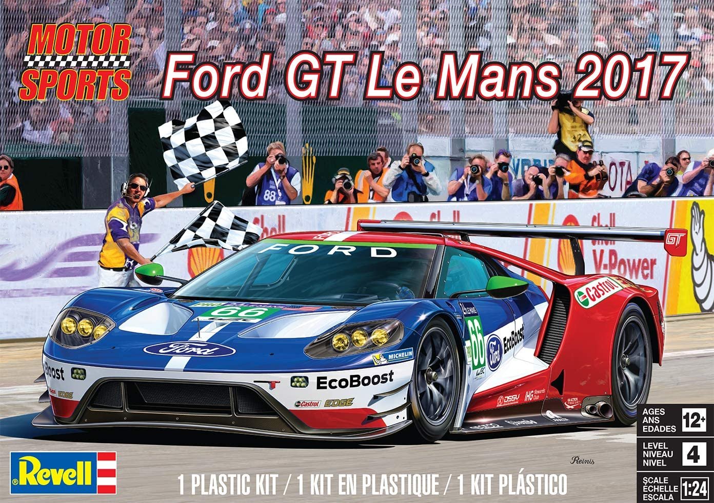 Plastic Model Kit-Ford GT Le Mans 1:24
