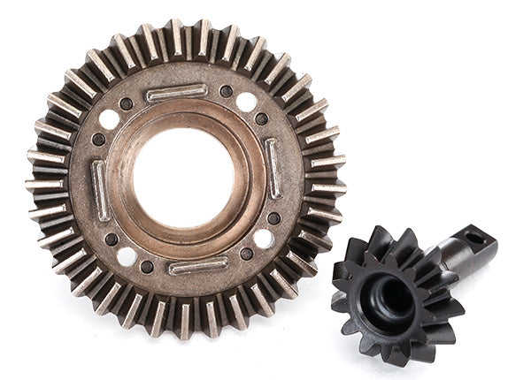 Ring gear differential/ pinion gear differential (front)