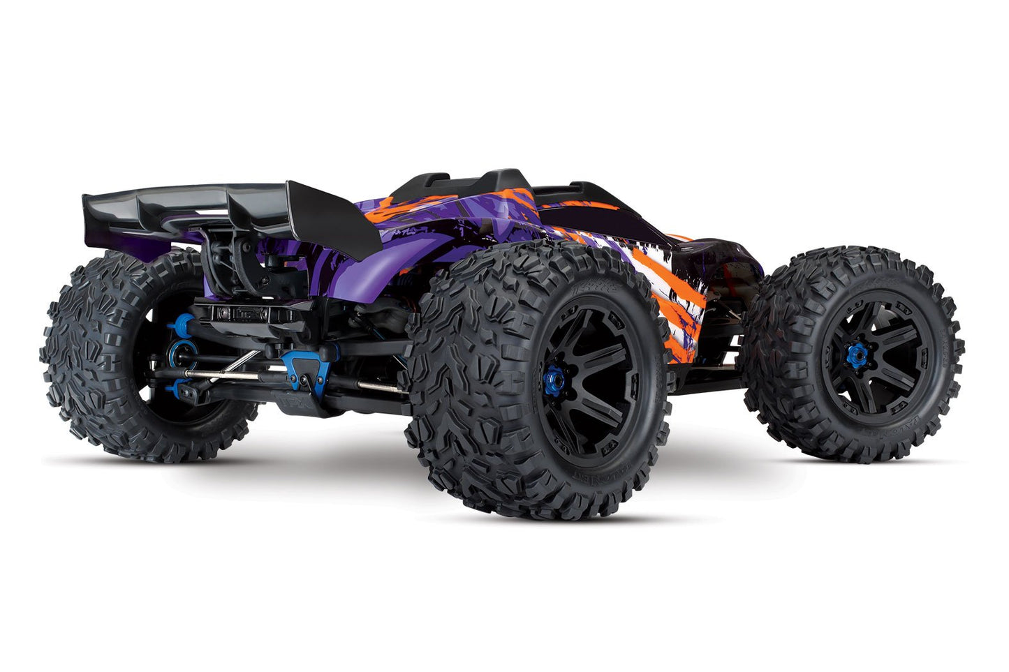 Discontinued - E-Revo VXL Brushless Orange and Blue  1/10 Scale 4WD Brushless Electric Monster Truck with TQi 2.4GHz Traxxas Link Enabled Radio System Velineon VXL-6s brushless ESC (fwd/rev) and Traxxas Stability Management (TSM)